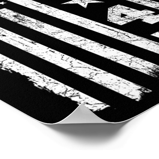 45 47 Trump Vlag VS 2024 President Electi Poster (Hoek)