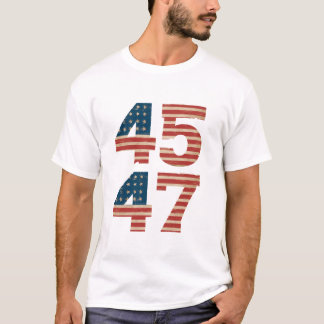 45 47 US Flag T-shirt