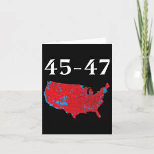 45 47 Verkiezingskaart Trump 2024 Kaart
