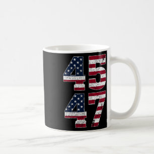 45 47 Wij het volk 2024 staan met Amerikaanse vlag Koffiemok