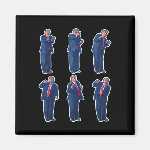 45 Dance Donald Trump 47e President Trump 1 Magneet