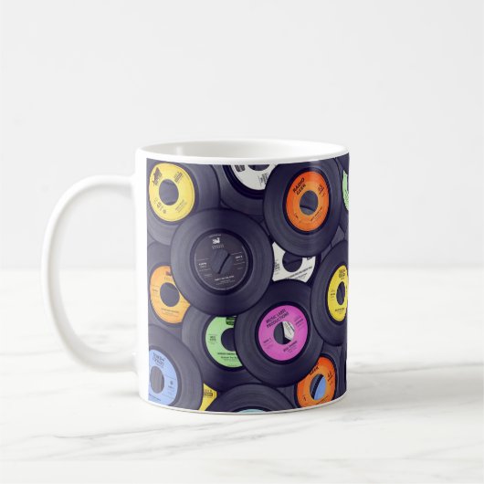 45 disques tasse de café (Gauche)