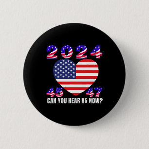 45 en 47 President Donald Trump Amerikaanse vlag 2 Ronde Button 5,7 Cm