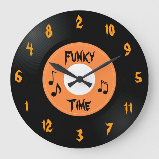 45 Enregistrement (Heure funky) - Horloge personna (Recto)