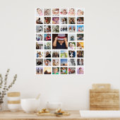 45 Foto-collage gepersonaliseerd Poster (Keuken)