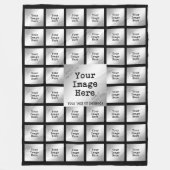 45-Foto Collage Keepomwille Fleece Deken (Voorkant)