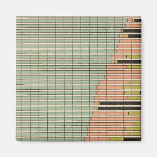 45 Groenten mannelijke populatie 1900 Magneet