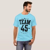 45 jaar - 45e verjaardag Funny Gift T-shirt (Voorkant volledig)