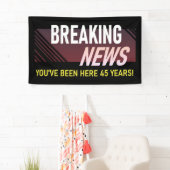 45 jaar Jubileum 45e werknemer Spandoek (Insitu)