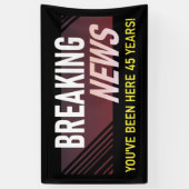 45 jaar Jubileum 45e werknemer Spandoek (Verticaal)