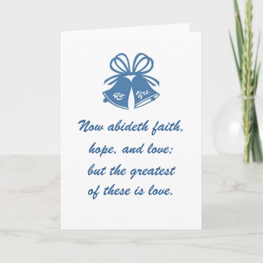 45 jaar liefde kaart (Voorkant)