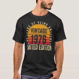 45 jaar Old Gifts 1976 Limited Edition 45t T-shirt