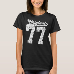 45 jaar Origineel 1977 College 45th Birthday T-shirt