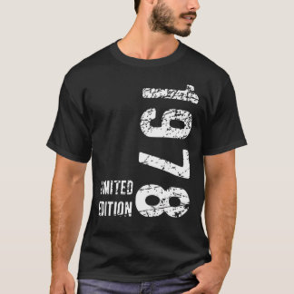45 jaar oud 1978 45e verjaardag t-shirt