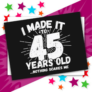 45 Jaar Oud Sarcastisch Meme Grappige 45e Verjaard Briefkaart