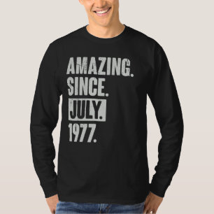 45 jaar oude 45e verjaardag na de verbazingwekkend t-shirt