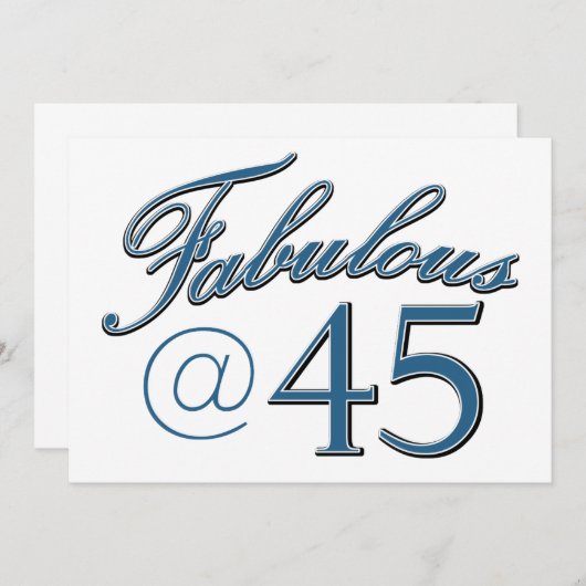 45 jaar oude design (Voorkant / Achterkant)