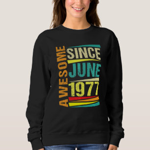 45 jaar oude leggende sinds juni 1977 45e verjaard trui