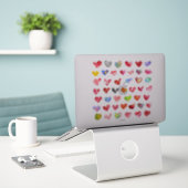 45 Liefde hart Design voor Stickers (Laptop op bureau)