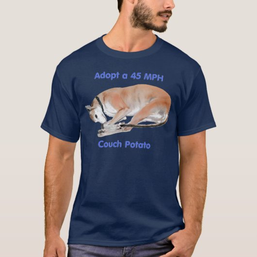 45-pm-couchaardappel t-shirt (Voorkant)