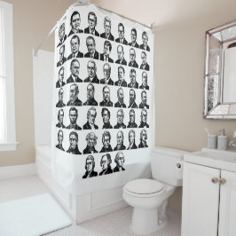 45 Presidenten Shower Curtain Douchegordijn