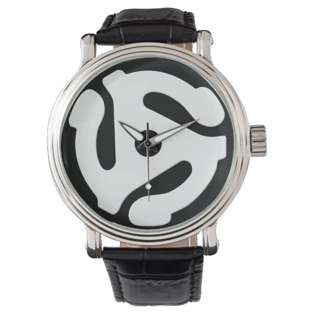 45 Record adapter horloge (Voorkant)