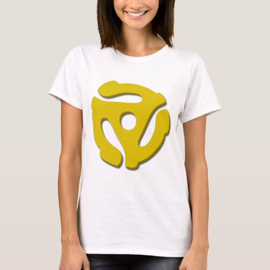 45 Record adapter T-shirt (Voorkant)