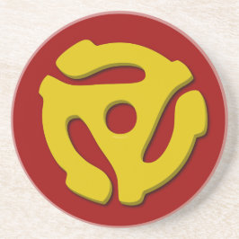 45 Record adapter Zandsteen Onderzetter