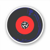 45 RPM SIneenrecord Sticker (Voorkant)