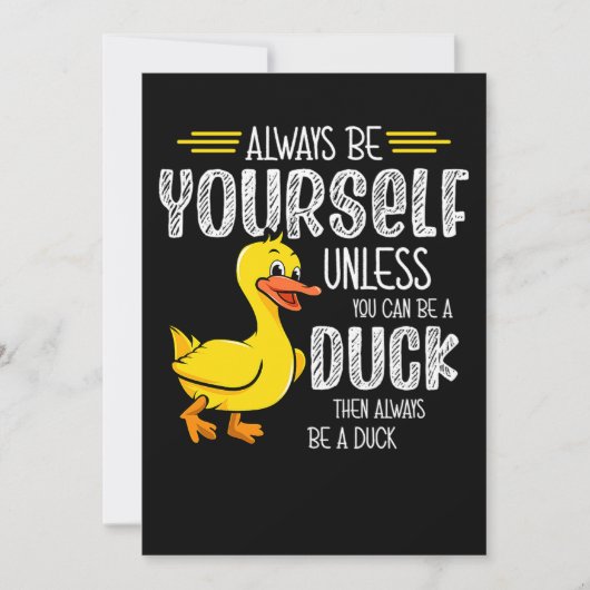 45.Rubber duck for a Duck Lovers Save The Date (Voorkant)
