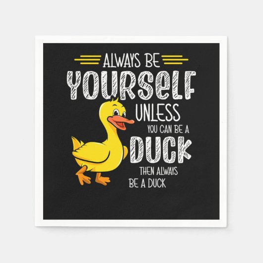 45.Rubbereend voor eenden Servet (Voorkant)