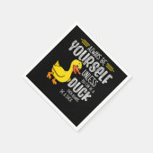 45.Rubbereend voor eenden Servet (Hoek)