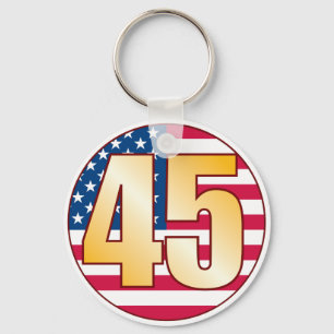 45 USA Gold Sleutelhanger