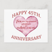 45. Verjaardag Briefkaart (Voorkant)