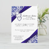 45e / 65e Jubileum Sapphire Kaart (Staand voorkant)