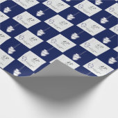 45e / 65e Jubileum van het Sapphire Wedding Cadeaupapier (Hoek)