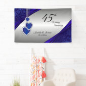 45e / 65e Sapphire Silver-Jubileum Spandoek (Insitu)