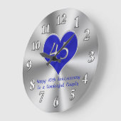 45e anniversaire Horloge VOTRE TEXTE ou garde notr (Angle)