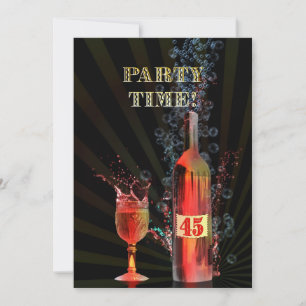 45e anniversaire invitation