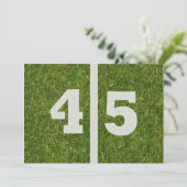 45e anniversaire ! Invitation personnalisable (Debout devant)