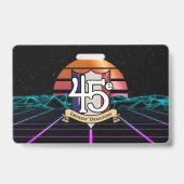 45e badge officiel d'adhésion officieuse ESPACE 23 (Arrière)