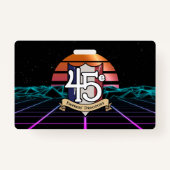 45e badge officiel d'adhésion officieuse ESPACE 23 (Dos)