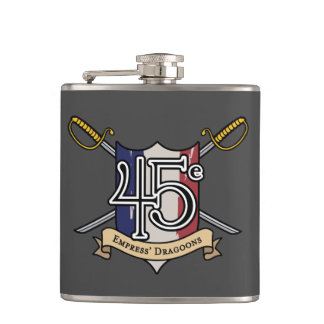 45e Empress' Dragoons Flask Heupfles