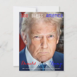 45e en 47e President van de Amerikaanse president  Briefkaart