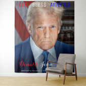 45e en 47e President van de Amerikaanse president Wandkleed (In situ)