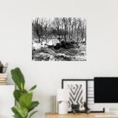 45e infanteriedivisie bij de Bulge Poster (Thuiskantoor)