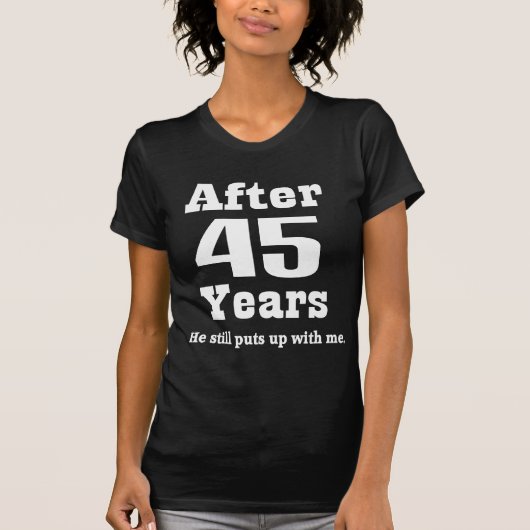 45e Jubileum (Funny) T-shirt (Voorkant)