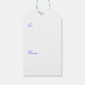 45e Jubileum Sapphire Hearts Cadeaulabel (Achterkant)