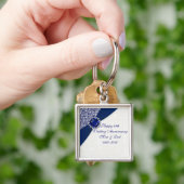 45e Jubileum Sleutelhanger bruiloft (Hand)