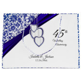 45e Jubileum van het Sapphire Wedding Groot Cadeauzakje (Voorkant)